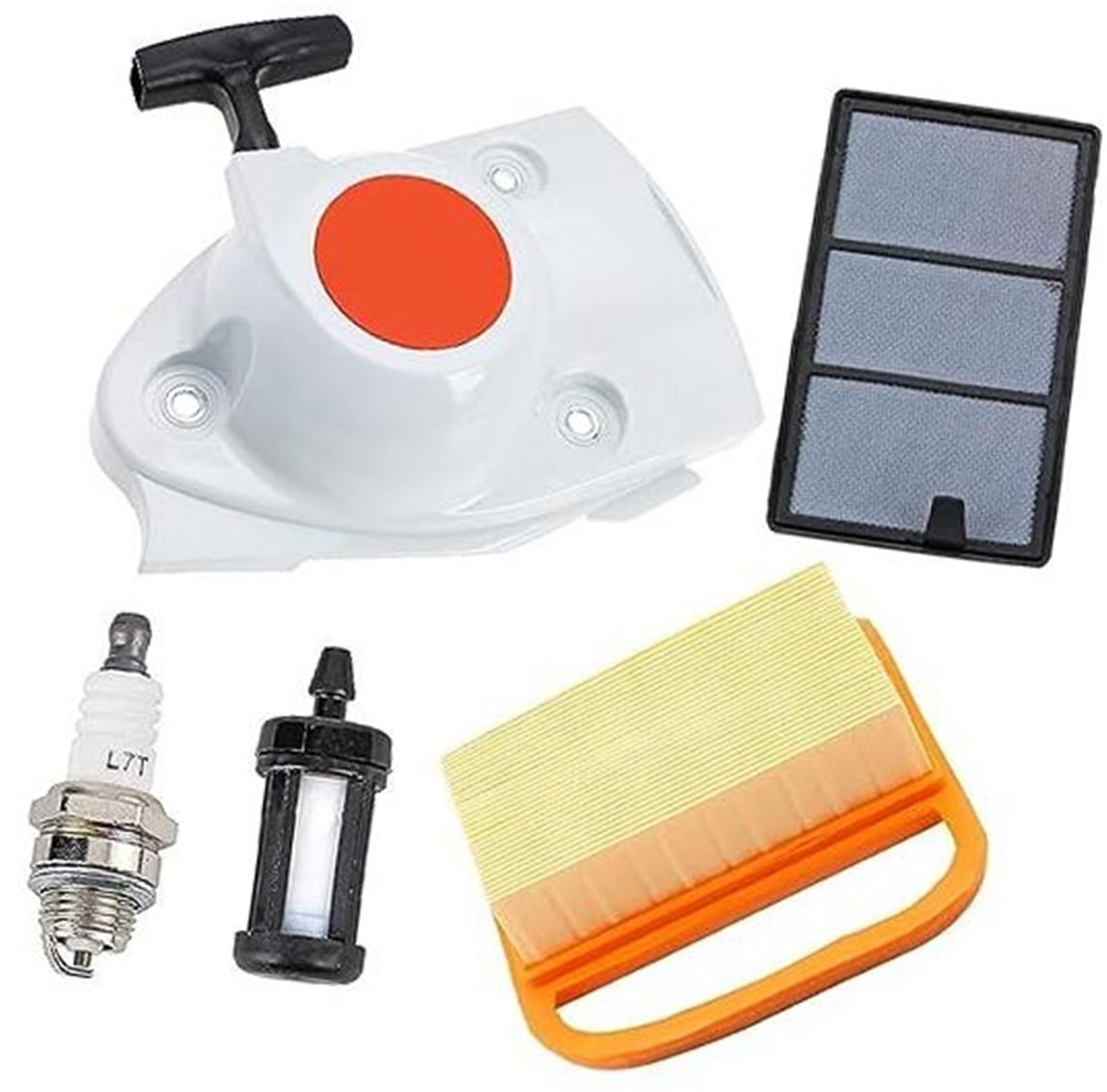 Wivplex Anlasser, Rückstoß-Zugstarter, Rücklauf-Zugstarter mit Zündkerze, Luftfilter, Kraftstofffilter, passend for STIHL, TS410, TS420 Rückstoßstarter Wivplex Anlasser, Rückstoß-Zugstarter, Rücklauf-Zugstarter mit Zündkerze, Luftfilter, Kraftstofffilter, passend for STIHL, TS410, TS420 Rückstoßstarter von Wivplex