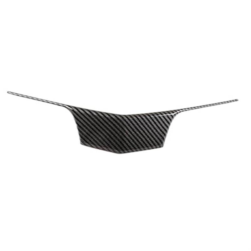 Wivplex Auto Carbon Fiber Lenkradverkleidung Zierrahmen Aufkleber, for Cadillac, XT5 2017-2023 Auto-Lenkrad-Aufkleber von Wivplex