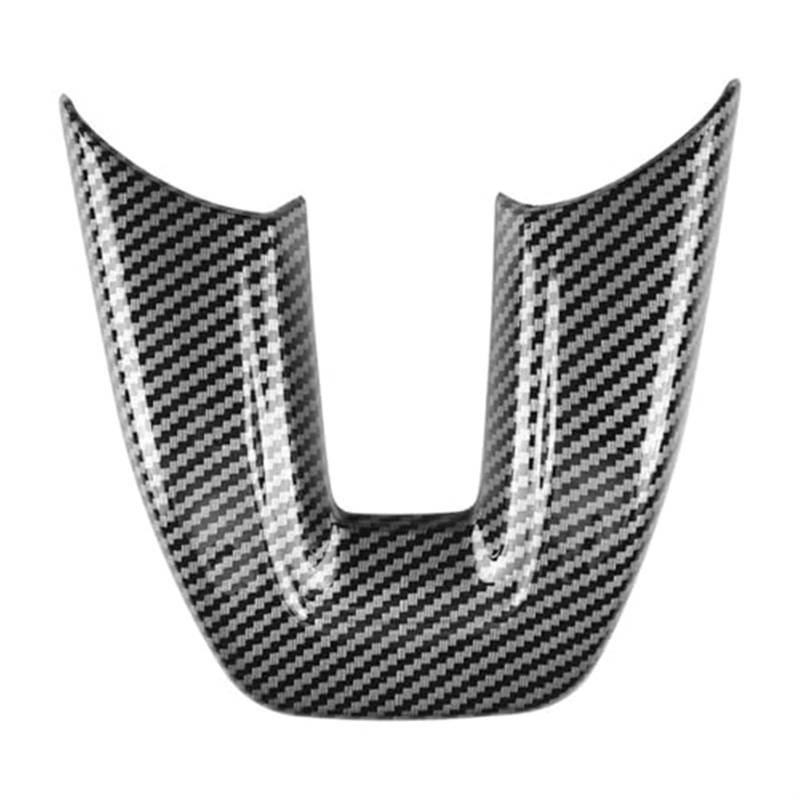 Wivplex Auto Carbon Fiber V-Stil Lenkradverkleidung Zierrahmen Aufkleber, for Vezel, HR-V HRV 2021 2022 Auto-Lenkrad-Aufkleber von Wivplex