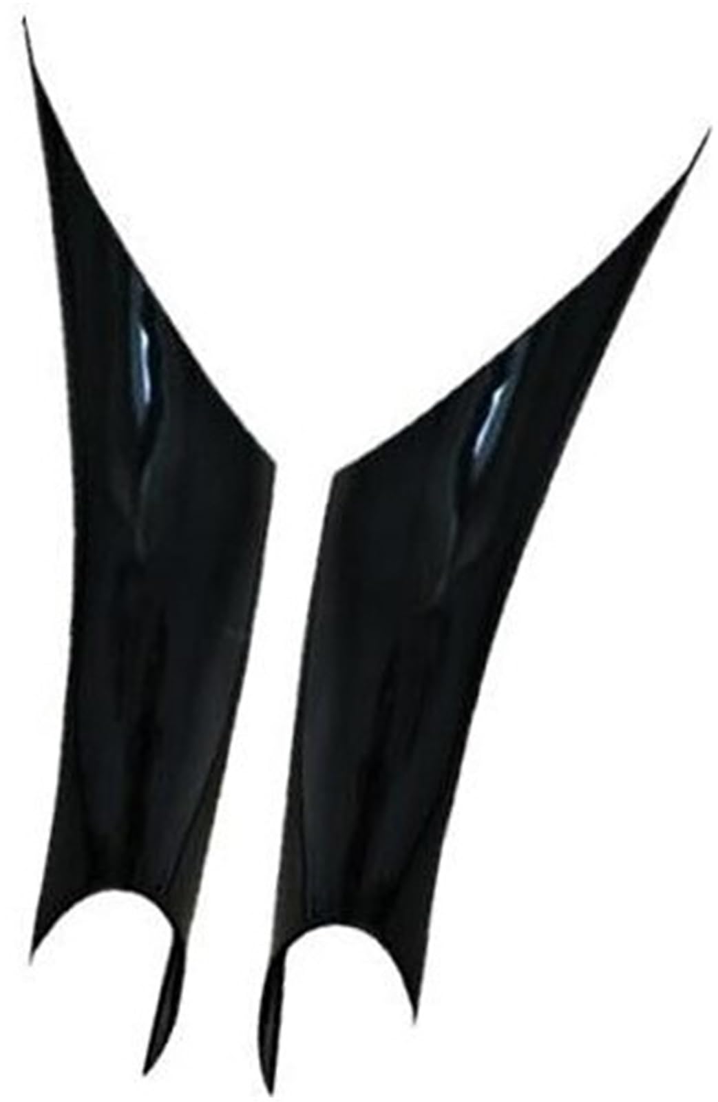 Wivplex Auto-Dekorationsaufkleber, Auto-Innentürverkleidung, Haltegriff, Armlehnen-Schutzabdeckung, Verkleidung, for 3 4, for Serie, for F30, for F35 Auto-Innentürgriff-Aufkleber(Black 2pcs) von Wivplex