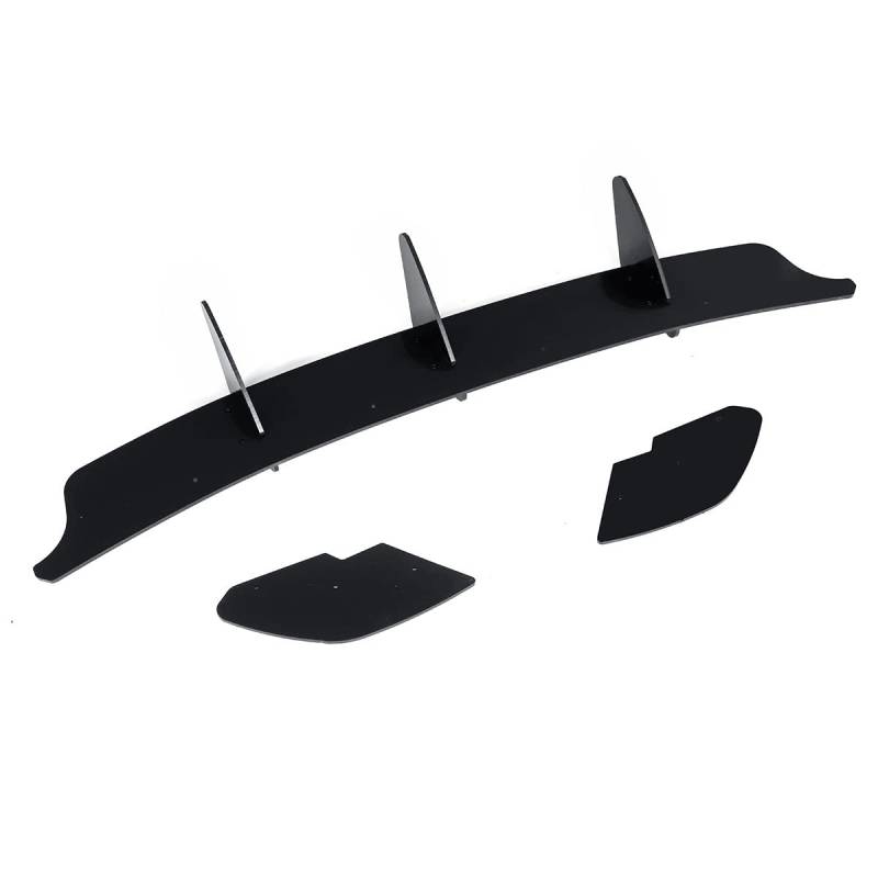 Wivplex Auto Heckstoßstange Splitter Lippendiffusor Body Kit Spoiler Schürzen Schutz, for VW, for Golf, for 6 MK6 GTI R20 Heckspoiler(for 6 GIT) von Wivplex