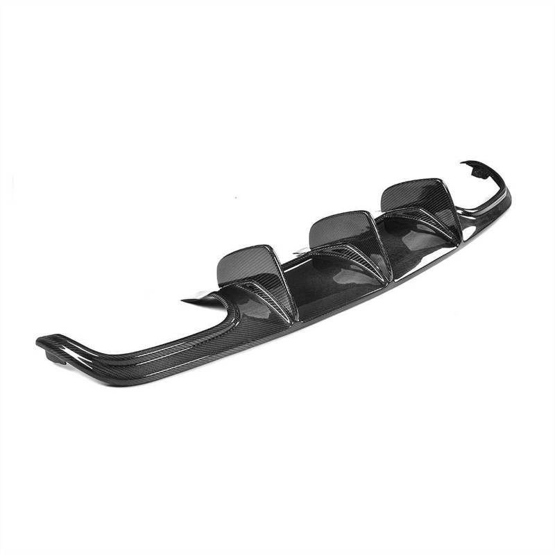 Wivplex Auto-Heckstoßstangendiffusor, for Mercedes-Benz, for W204 C63 AMG 4-Türer 2009–2011, Kohlefaser-Stoßstangendiffusor-Lippenspoilerschutz Heckspoiler von Wivplex