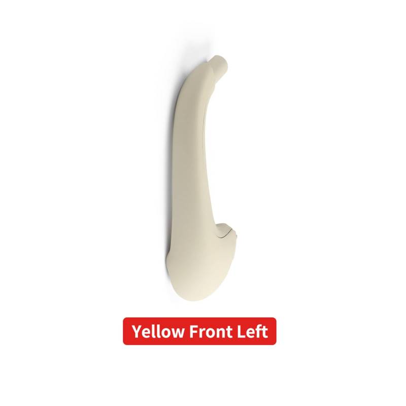 Wivplex Auto-Innengriff, Innentürverkleidung, Zugverkleidung, Abdeckung vorne hinten Links rechts, for Mercedes, for Benz, W203 C-Klasse 2038100151 Zierleiste für Türgriffabdeckung(Front Left Yellow) von Wivplex