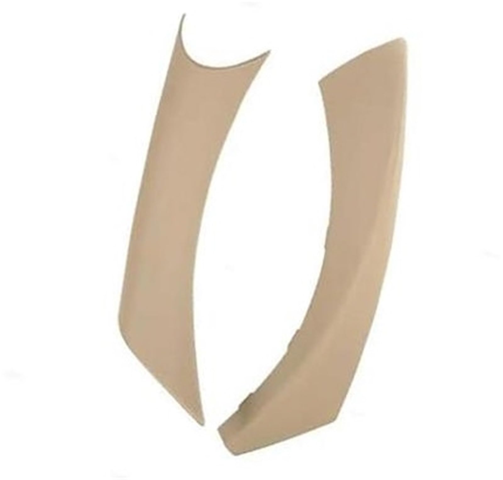 Wivplex Auto-Innentürgriffe, for, 3er E90 E91 2004–2012, Auto-Styling, Innentürverkleidung, Haltegriff, Armlehnen-Schutzabdeckung, Innentürgriffe Auto-Innentürgriff-Aufkleber(Beige Left) von Wivplex
