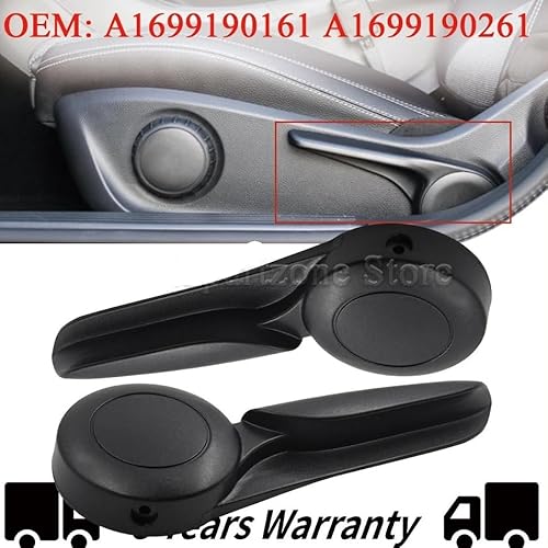 Wivplex Auto Links/Rechts Sitz Höhe Einstellung Griff, for Mercedes, for Benz, W169 A-Klasse W246 B-Klasse W906 A1699190261 A1699190161 Autositz-Verstellgriff(A Pair) von Wivplex