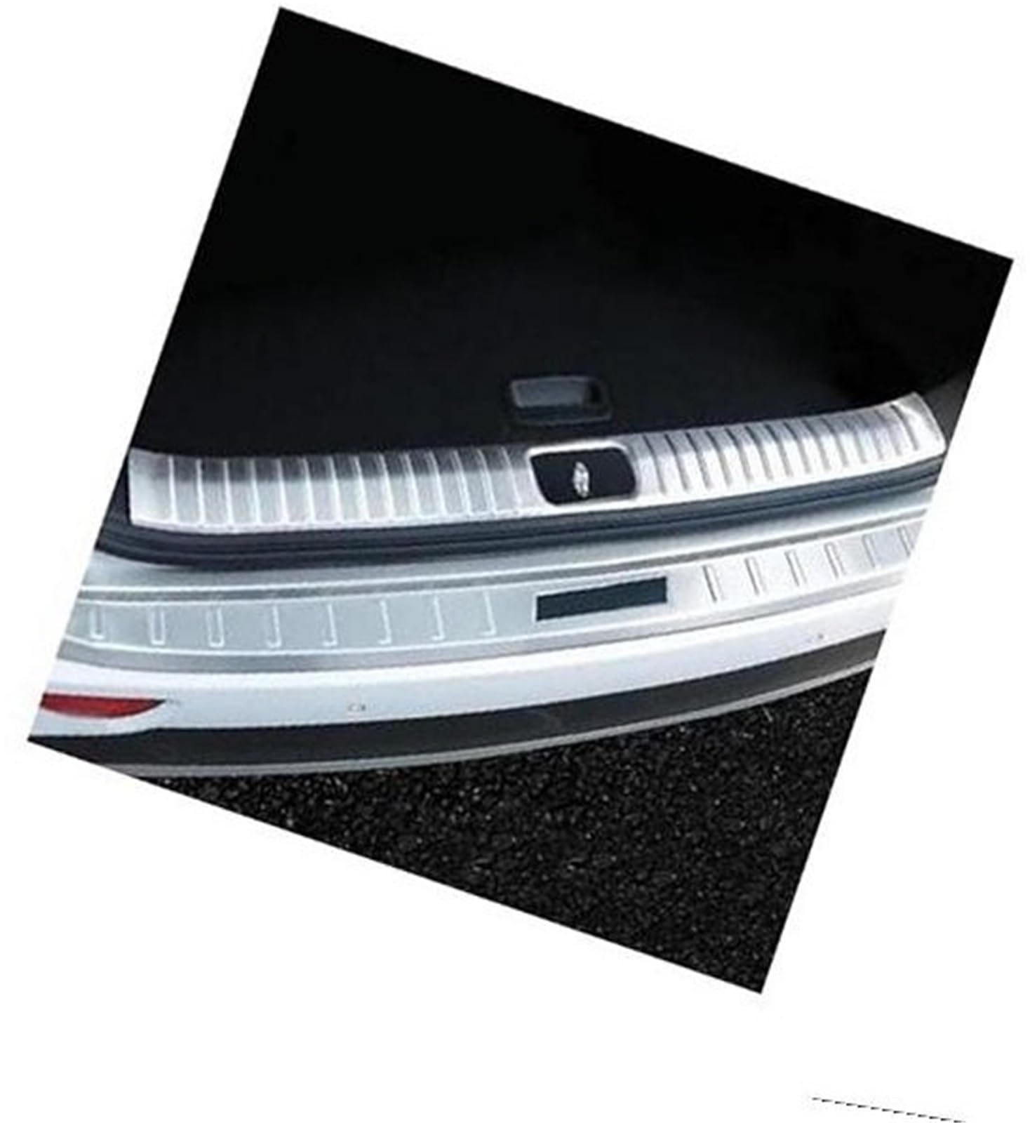 Wivplex Auto-Nachschützer, Heckstoßstange, Kofferraum, Kotflügel, Einstiegsleisten, Schutzabdeckungen, for Kia, for Sportage QL 2016–2020 Heckstoßstangenschutz fürs Auto(Black In and Out) von Wivplex