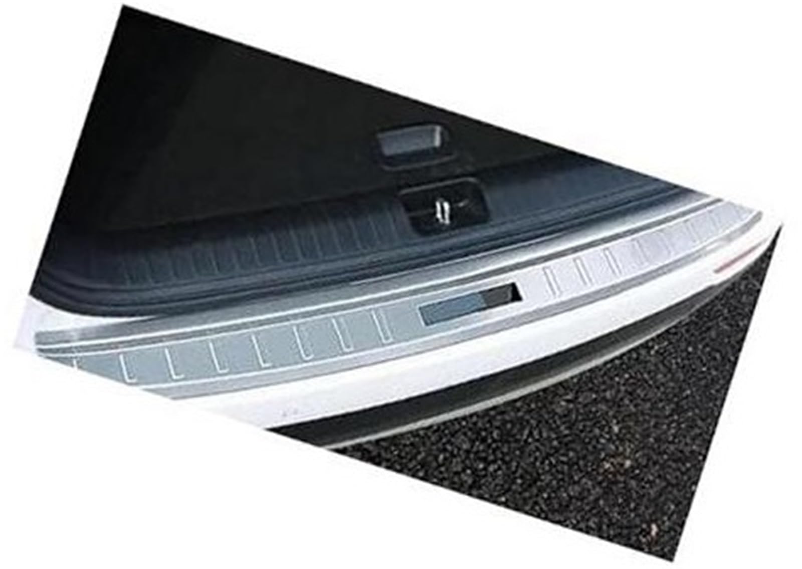 Wivplex Auto-Nachschützer, Heckstoßstange, Kofferraum, Kotflügel, Einstiegsleisten, Schutzabdeckungen, for Kia, for Sportage QL 2016–2020 Heckstoßstangenschutz fürs Auto(Black Out) von Wivplex