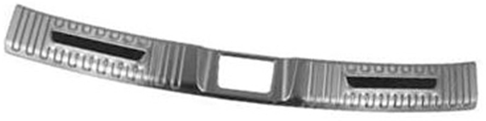Wivplex Auto Schwelle Artikel Pedal Heckschutz Heckklappe Streifen Styling Streifen, for Mitsubishi, for Eclipse, for Cross 2018 2019 Heckstoßstangenschutz fürs Auto(Black Interior Silver 1pcs) von Wivplex