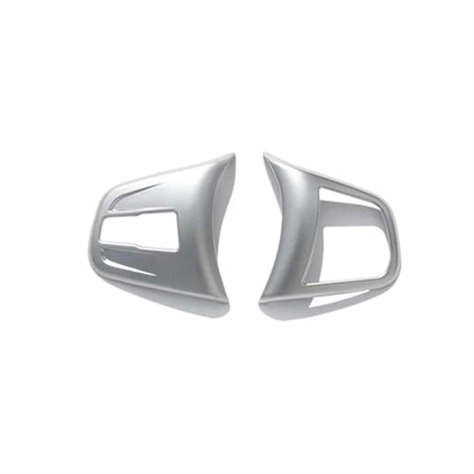 Wivplex Auto-Styling Lenkradtasten Abdeckung Zierleiste Aufkleber, for, X1 F48 2er Active Tourer F45 F46 Zubehör Auto-Lenkrad-Aufkleber(Silver) von Wivplex