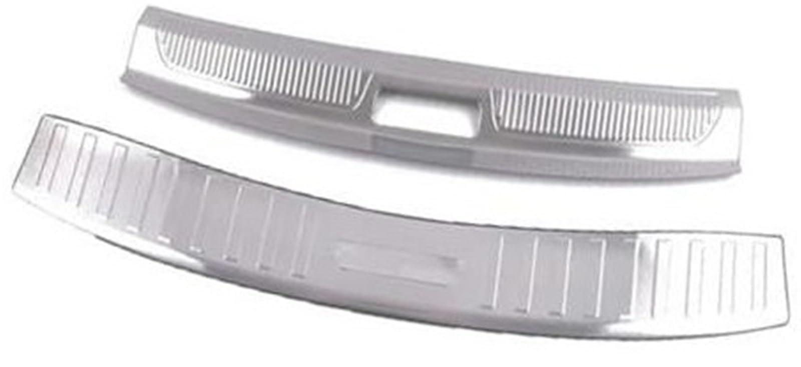 Wivplex Auto eingebauter äußerer hinterer Stoßstangenschutz, Türschweller, Kofferraum-Trittplatten-Verkleidungszubehör, for Citroen, C5X 2021 2022 2023 Heckstoßstangenschutz fürs Auto(Silver) von Wivplex