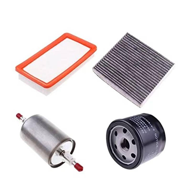 Wivplex Autofilter-Set Öl-Kraftstoff-AC-Filter for GA5 2.0L GS5 2.0L Automotorteile Autofilter-Set 8105005BAS030 Auto-Luftfilter(Black 4-Piece Set) von Wivplex