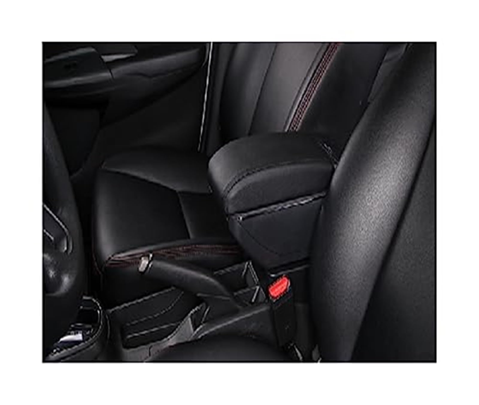 Wivplex Autozubehör, for Dacia, for Duster 2019 2020 2021 2022 Armlehnenbox Mittelkonsole Aufbewahrungsdekoration mit USB(Black C2 Black Line 7usb) von Wivplex