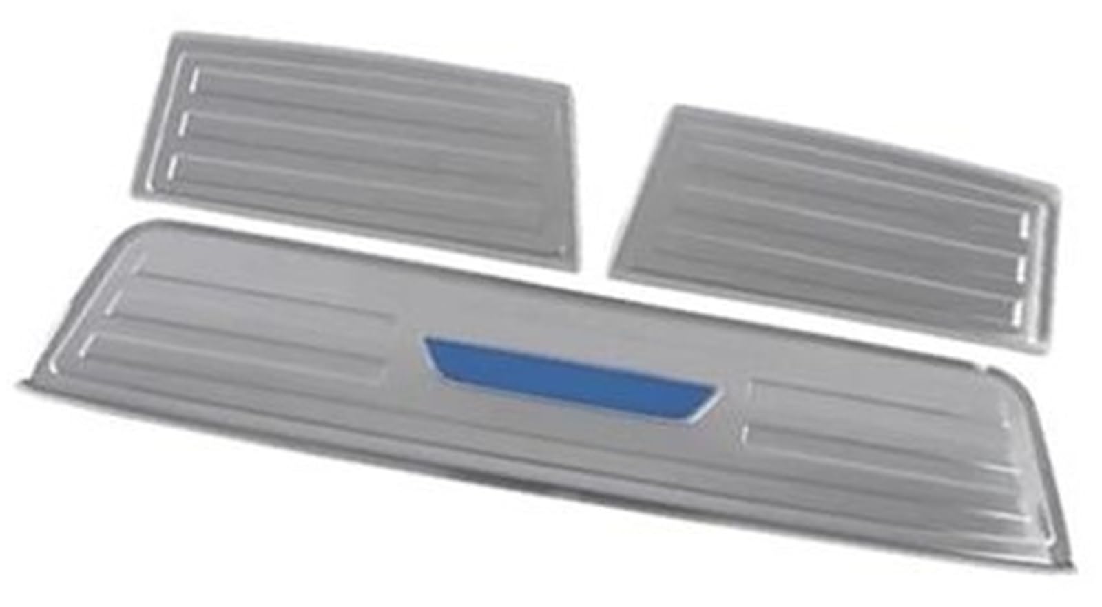 Wivplex Autozubehör, for Isuzu, for D-MAX, for DMAX 2021–2024, hinterer Kofferraum-Stoßfänger, externer Schutz, Schwellerschutz, Zierrahmenleiste Heckstoßstangenschutz fürs Auto(Black 1) von Wivplex