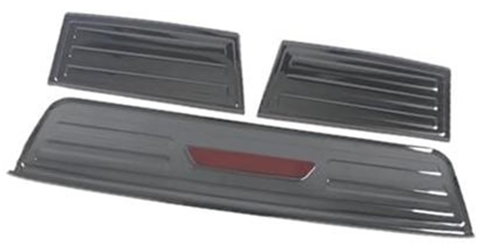 Wivplex Autozubehör, for Isuzu, for D-MAX, for DMAX 2021–2024, hinterer Kofferraum-Stoßfänger, externer Schutz, Schwellerschutz, Zierrahmenleiste Heckstoßstangenschutz fürs Auto(Black 4) von Wivplex