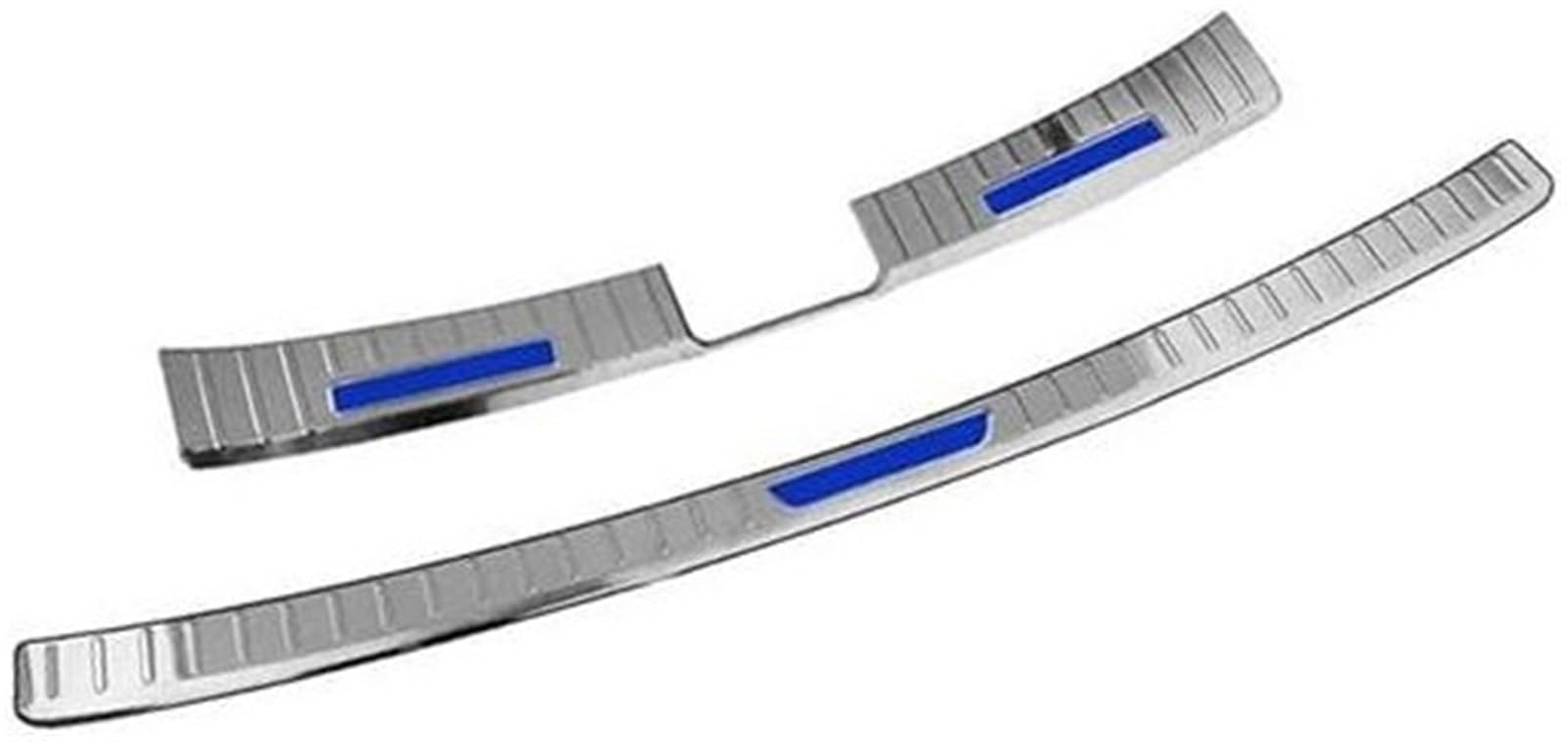 Wivplex Autozubehör, for Toyota, for Corolla, for Cross XG10 2021–2024 Heckstoßstangenschutz fürs Auto(Silver Blue 2pcs) von Wivplex