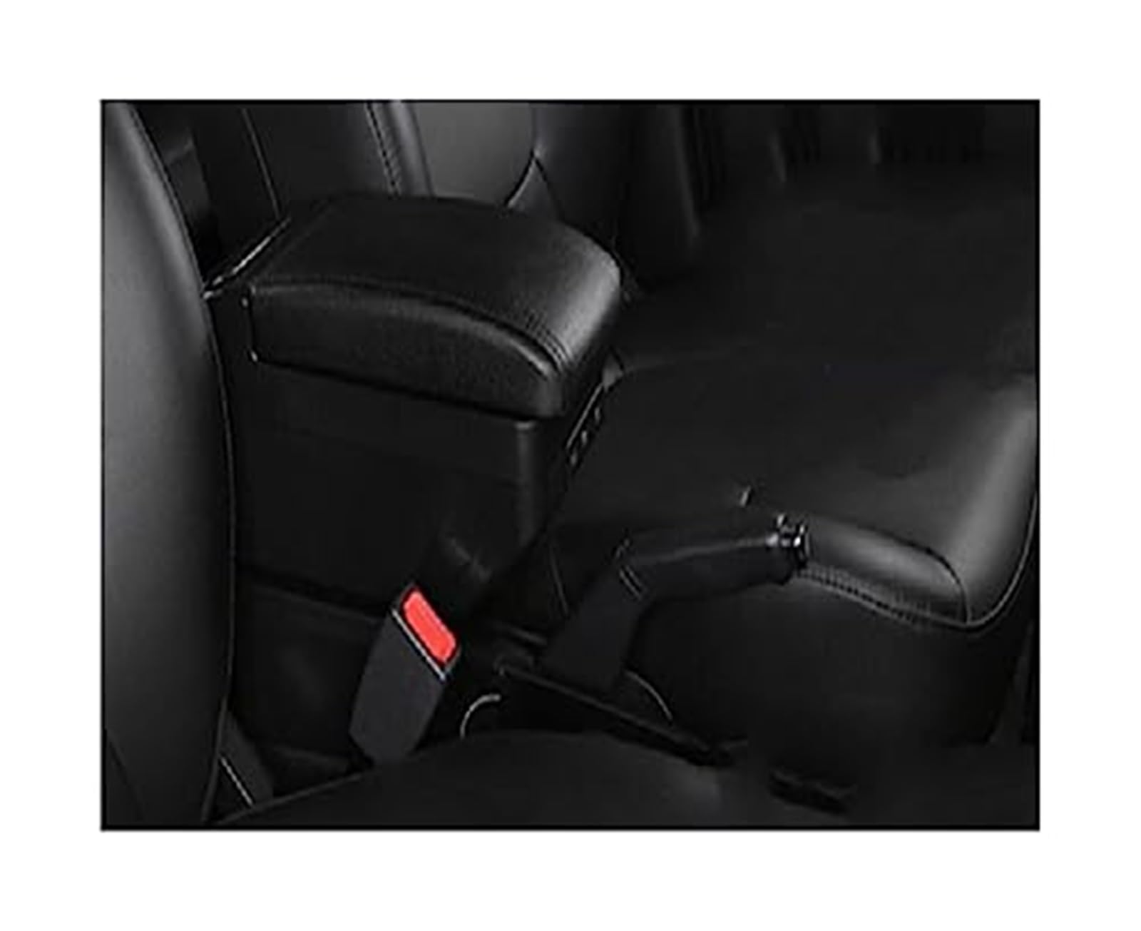 Wivplex AutozubehörArmlehnenbox Mittelkonsole Aufbewahrungsbox, for Alto 2008-2015 2016(Black E2 All Black 9 USB) von Wivplex