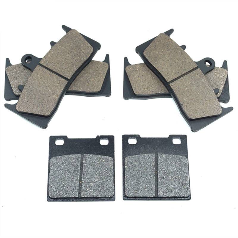 Wivplex Bremsbeläge vorn und hinten, Satz GSX 1300 GSX1300 R RZ, for Hayabusa, GSX1300R 1999-2007 GSX1300RZ LTD 2004-2007 Motorrad-Bremsbeläge(Front and Rear) von Wivplex