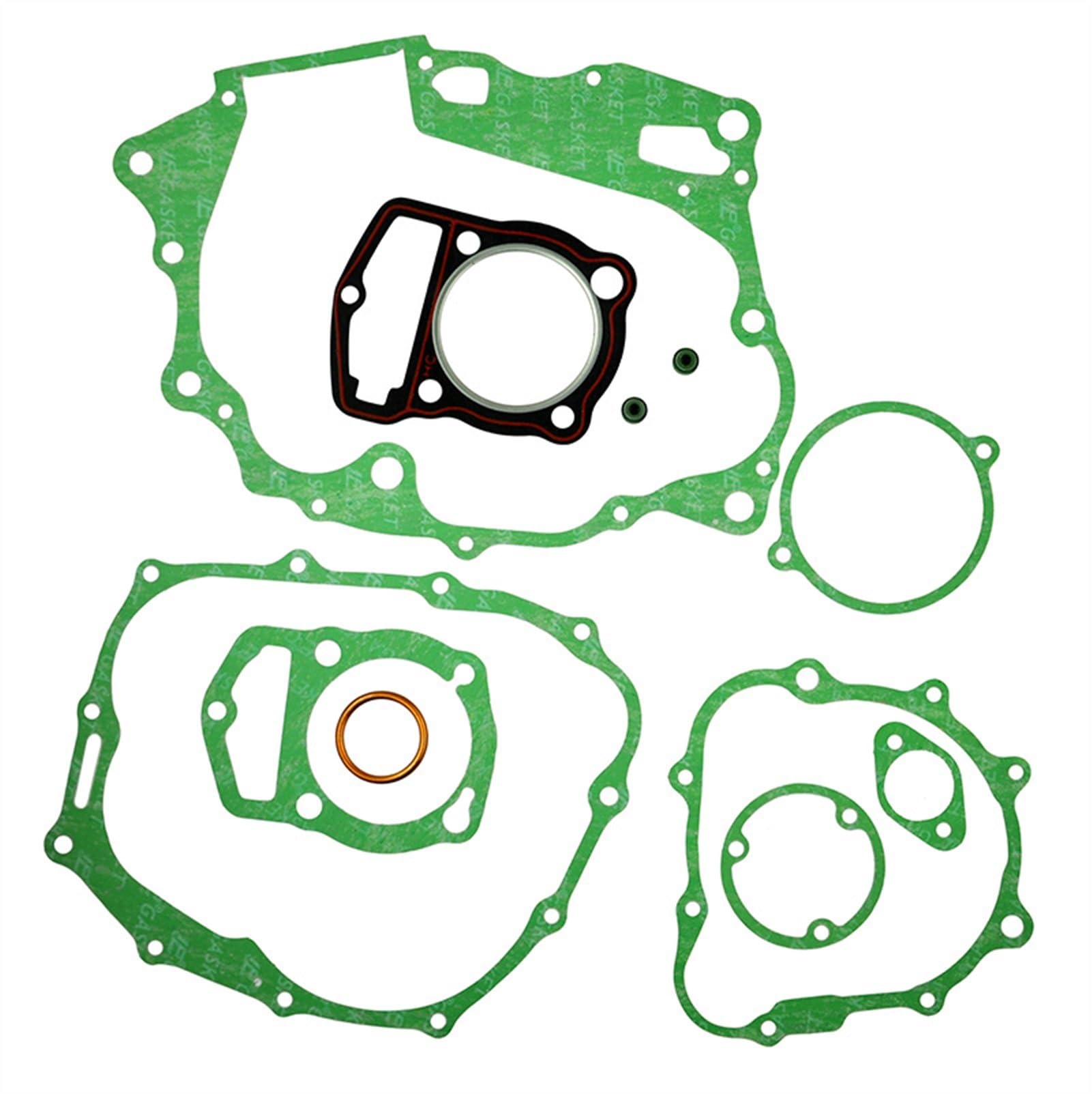 Wivplex Dichtungssatz for Motorradmotoren, Zylinderkopf und -Ende, Kurbelgehäuse, Stator, Kupplungsdeckel, Dichtungssatz for CRF150F 2003-2005, CRF 150F Motorrad-Motordichtung(Whole Set) von Wivplex