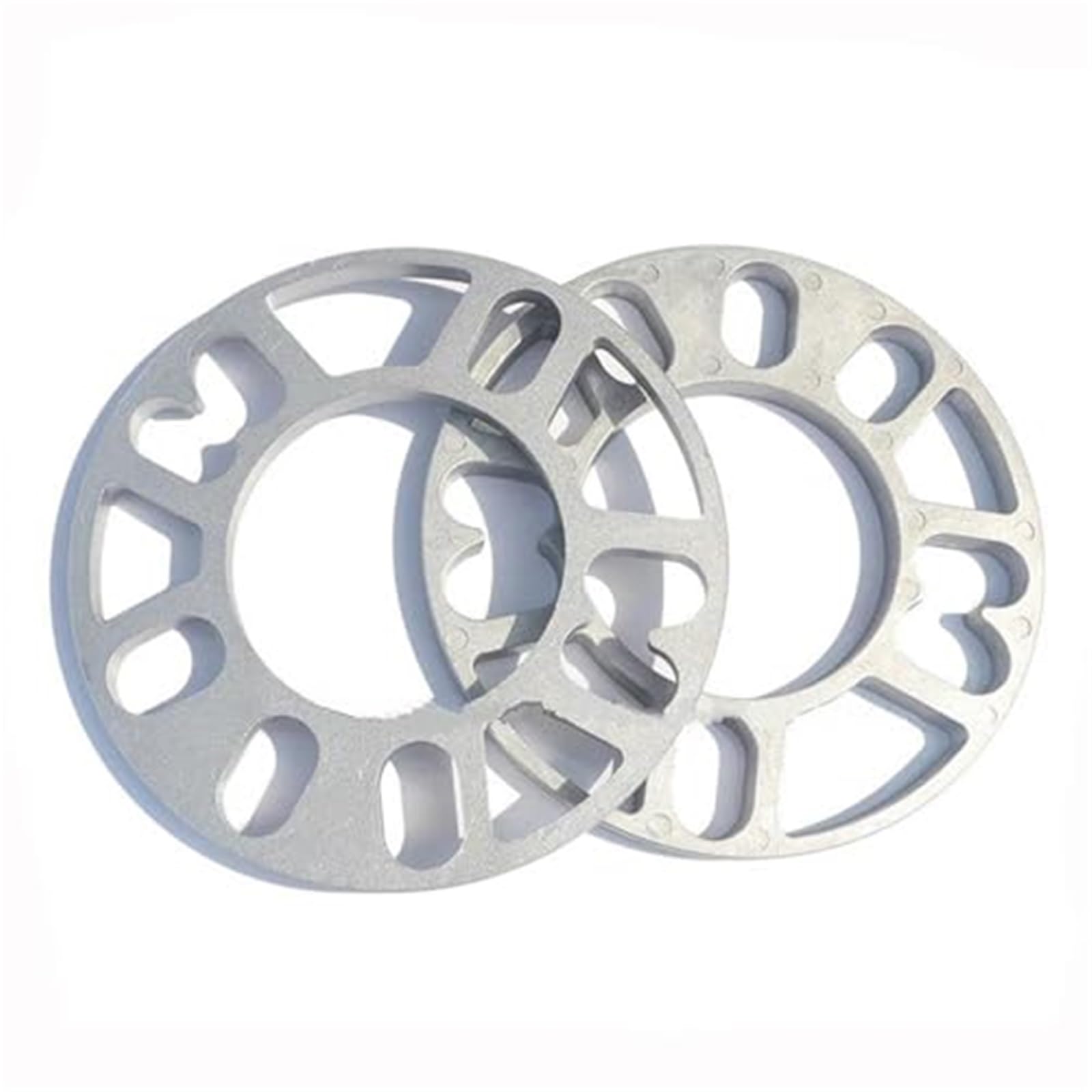 Wivplex Distanzscheiben, 2 Stück, 3 MM, 4x100, 4x108, 4x114,3, 5x100, 5x105, 5x108, 5x112, 5x114,3, 5x120, Aluminium, ET-Einstellscheiben, Auto-Spurverbreiterungen, Distanzscheiben, Platte Abstandshal von Wivplex