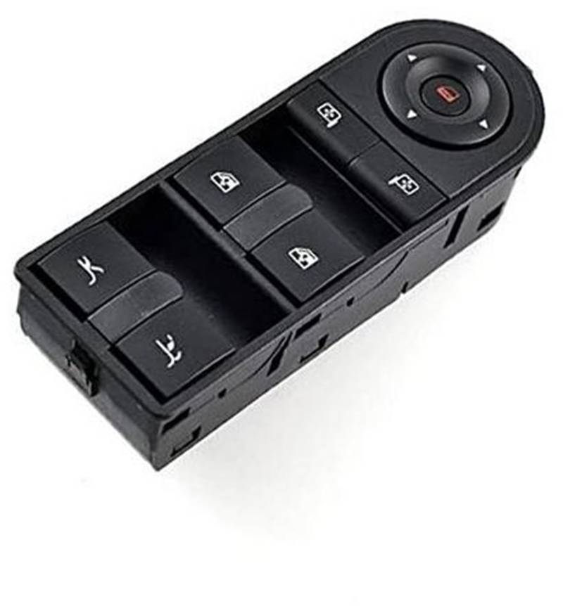 Wivplex Fensterheber-Steuerknopfschalter 93162636, for Vauxhall, for Opel, Tigra Twintop 2004–2016, Auto-elektrischer Fensterheber-Steuerschalter, Knopf, Reglerknopf, Autofenster-Steuerschalter Autofe von Wivplex