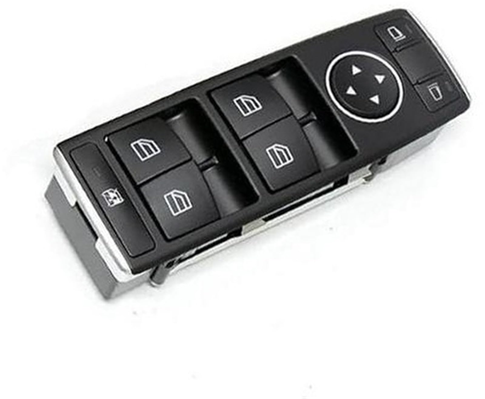 Wivplex Fensterschalter, for, AB-Klasse, Auto-Fensterheber-Tastenschalter-Konsolenabdeckung, for, W176 W246 Fenstersteuerschalter 1669054300 Autofensterschalterknopf(Black Model a) von Wivplex