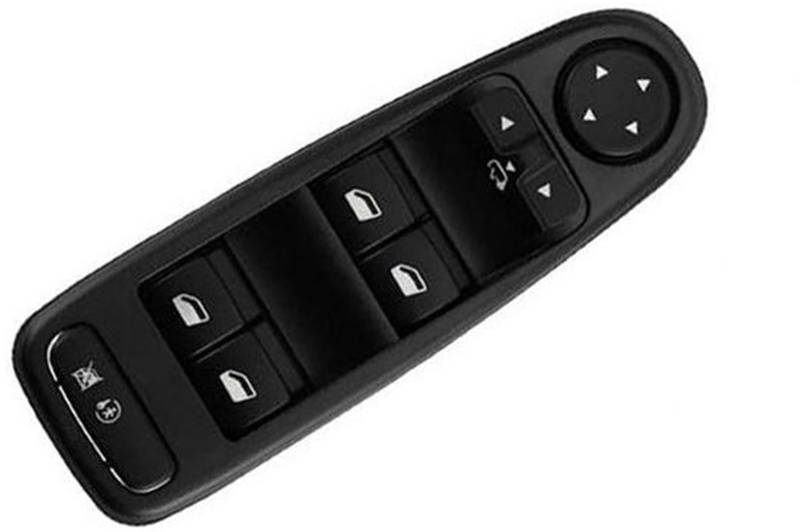 Wivplex Fensterschalter 6554YH Hauptschalter for elektrische Fensterheber, for Citroen, C4 Grand Picasso 2007–2014 6554.YH Spiegelsteuertaste Autofensterschalterknopf von Wivplex