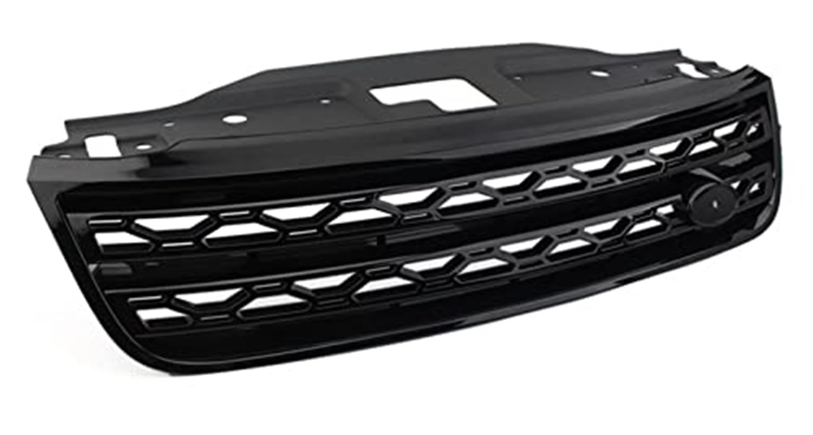 Wivplex Frontgrill for Discovery 5 2017–2021, Auto-Frontstoßstangengrill, Lufteinlass-Kühlergrill, schwarzer Frontgrill Lüftungsabdeckungsleiste(Black Black Net) von Wivplex