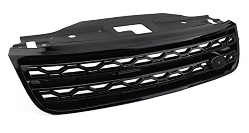 Wivplex Frontgrill for Discovery 5 2017–2021, Auto-Frontstoßstangengrill, Lufteinlass-Kühlergrill, schwarzer Frontgrill Lüftungsabdeckungsleiste(Black Black Net) von Wivplex