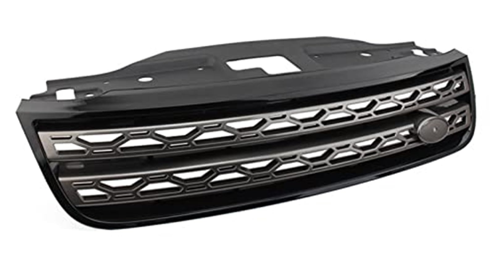 Wivplex Frontgrill for Discovery 5 2017–2021, Auto-Frontstoßstangengrill, Lufteinlass-Kühlergrill, schwarzer Frontgrill Lüftungsabdeckungsleiste(Black Bright Gray) von Wivplex
