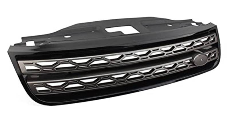 Wivplex Frontgrill for Discovery 5 2017–2021, Auto-Frontstoßstangengrill, Lufteinlass-Kühlergrill, schwarzer Frontgrill Lüftungsabdeckungsleiste(Black Bright Gray) von Wivplex