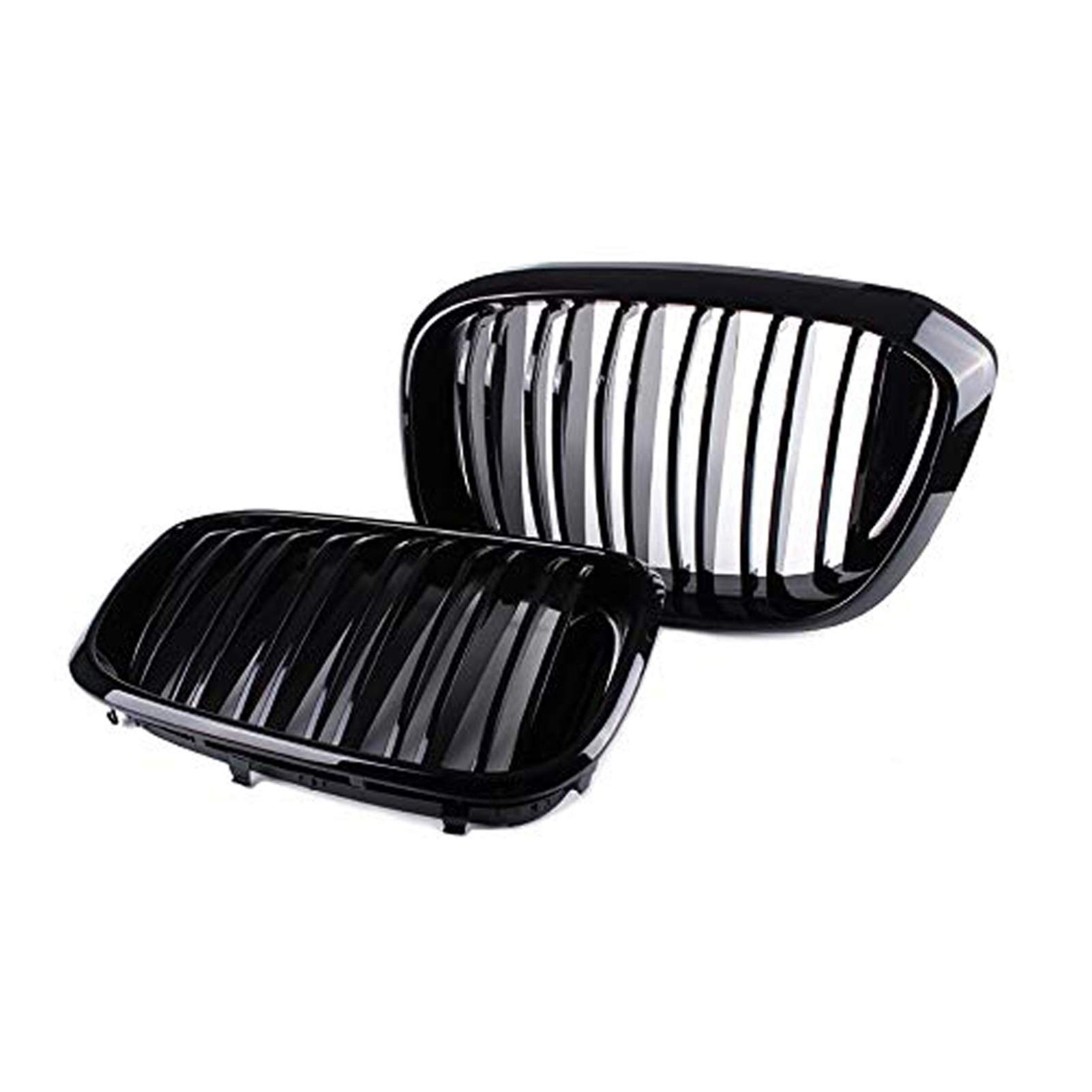 Wivplex Glänzend schwarzer Frontgrill im Lamellenstil, for, for X3 G01 X4 G02, for X4 25I 30I 2018 Frontgrill von Wivplex