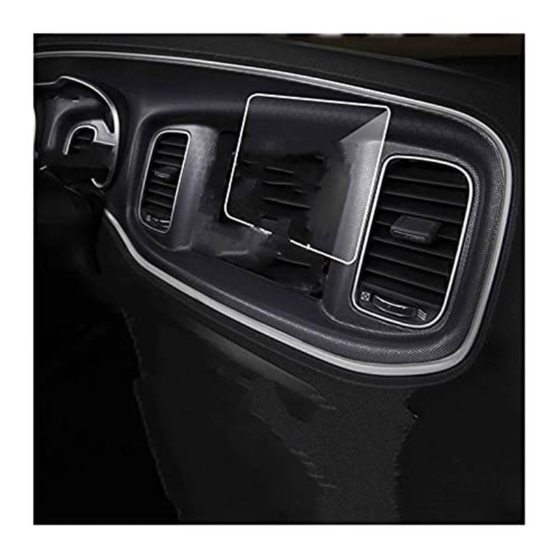 Wivplex Instrumenten-Displayschutzfolie, for Dodge, for Ladegerät 2015 2016 2017 2018 2019, Auto-Navigation, Armaturenbrett, gehärtetes Glas, Schutzfolie, gehärtetes Glas Auto-Displayschutz von Wivplex