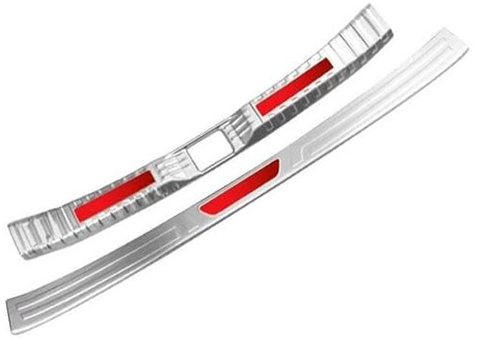 Wivplex Kofferraum-Innenschutz, hintere Stoßstangenplatten-Abdeckung, Mithelfer, for Toyota, for RAV4, RAV 4 XA50 Hybrid 2019 2020 2021 2022 2023 Heckstoßstangenschutz fürs Auto(BLACK 2pcs Silver Red) Wivplex Kofferraum-Innenschutz, hintere Stoßstangenplatten-Abdeckung, Mithelfer, for Toyota, for RAV4, RAV 4 XA50 Hybrid 2019 2020 2021 2022 2023 Heckstoßstangenschutz fürs Auto(BLACK 2pcs Silver Red) von Wivplex
