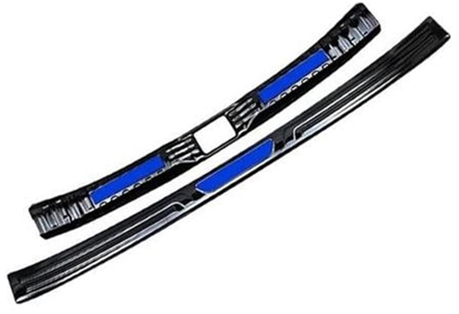 Wivplex Kofferraum-Innenschutz, hintere Stoßstangenplatten-Abdeckung, Mithelfer, for Toyota, for RAV4, RAV 4 XA50 Hybrid 2019 2020 2021 2022 2023 Heckstoßstangenschutz fürs Auto(Black 2pcs Blue) von Wivplex