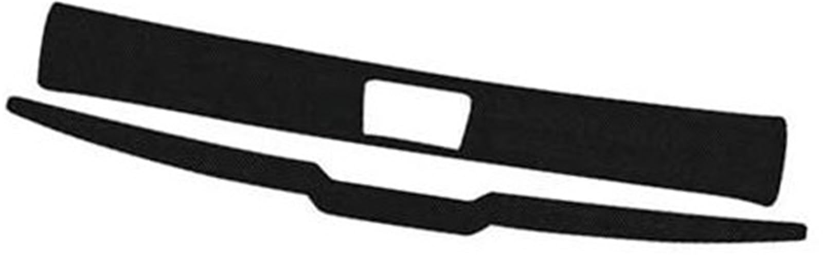 Wivplex Kofferraum-Türschwellen-Verschleiss-Carbonfaser-Schutzaufkleber, Innenmodifikation, for Hyundai, for Tucson 2021 2022 Heckstoßstangenschutz fürs Auto(Black Outer and Inside) von Wivplex
