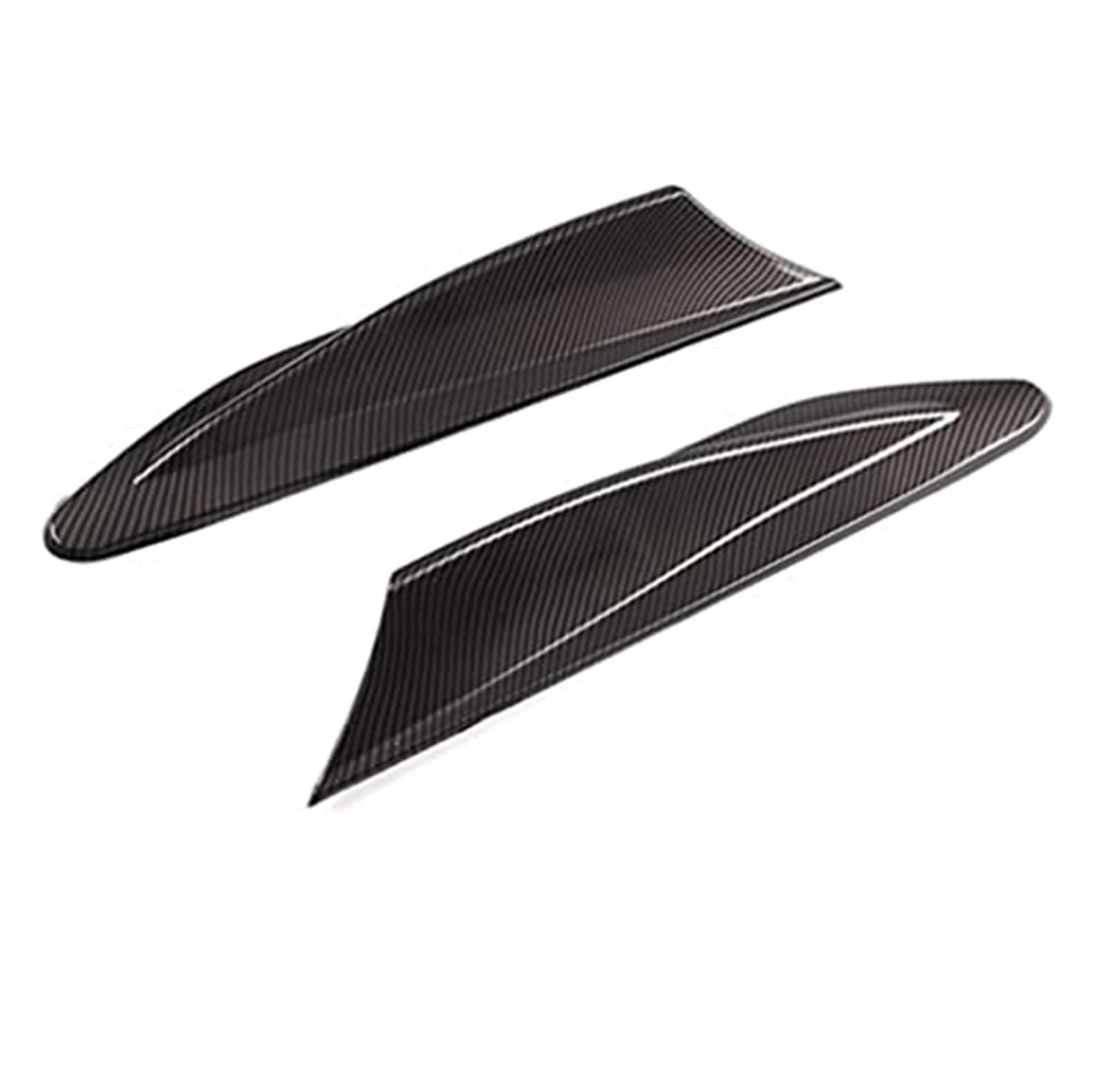 Wivplex Lufteinlassgitter-Schutzabdeckung, 2 Stück, ABS-Kohlefaser/Schwarz, seitliche Lüftungsauslass-Abdeckungsverkleidung, for Toyota, 86/, for Subaru, BRZ 2012–2020, Autozubehör, Motorhaubenentlüft von Wivplex
