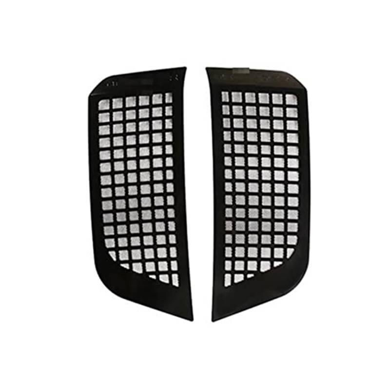 Wivplex Lufteinlassgitter-Schutzabdeckung, Auto-Seitenluftstrom-Entlüftung, Kotflügellochabdeckung, Ansauggitterkanal-Dekorationsstifte, for Land Rover, for Defender 90 110 2020 2021 2022, Motorhauben von Wivplex