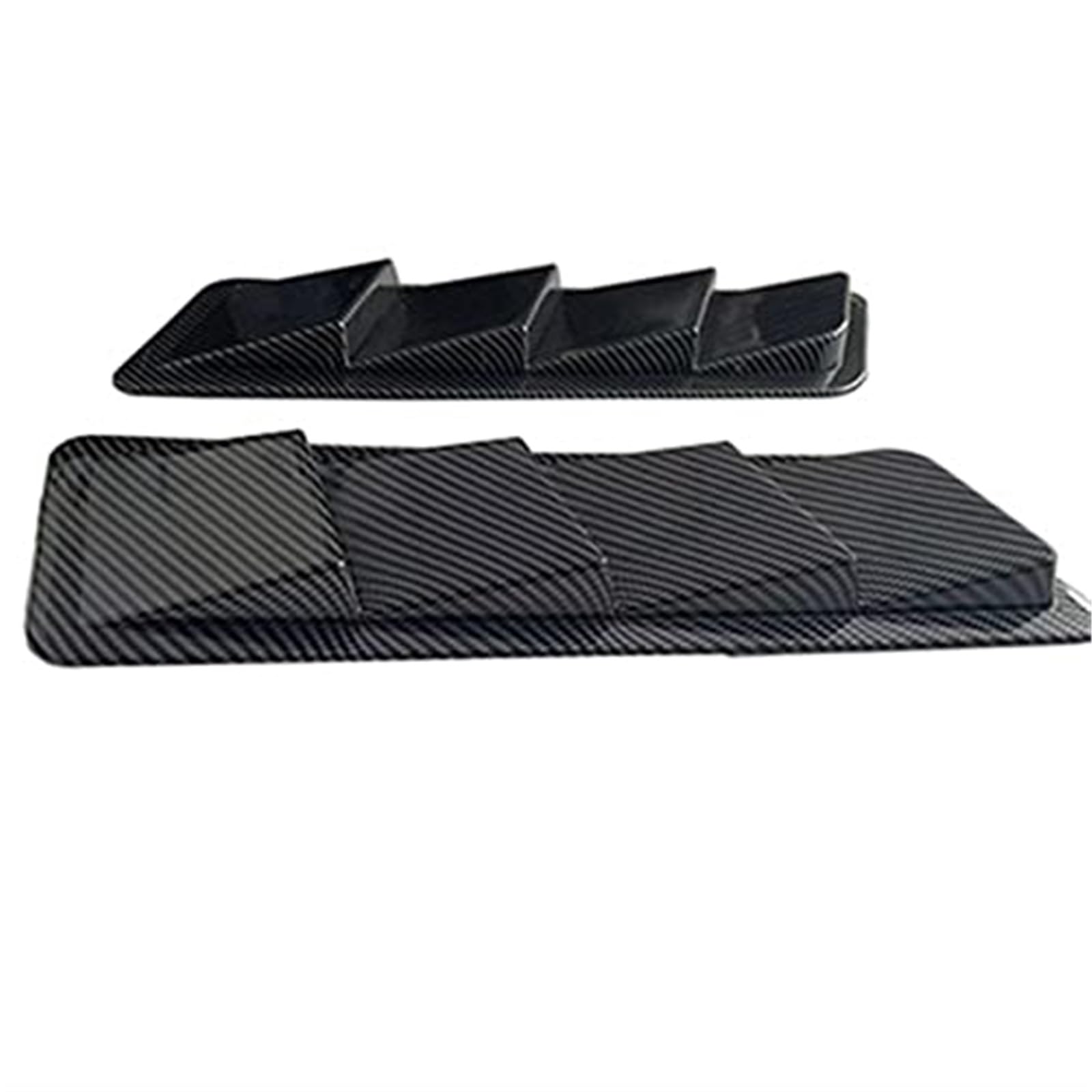 Wivplex Lufteinlassgitter-Schutzabdeckung, Universal-Auto-Luftstrom-Einlasshaubenschaufel, Motorhaubenentlüftungsabdeckung, Aufkleber, Dekoration, Styling, dekorative Streifenverkleidung, Motorhaubene Wivplex Lufteinlassgitter-Schutzabdeckung, Universal-Auto-Luftstrom-Einlasshaubenschaufel, Motorhaubenentlüftungsabdeckung, Aufkleber, Dekoration, Styling, dekorative Streifenverkleidung, Motorhaubene von Wivplex