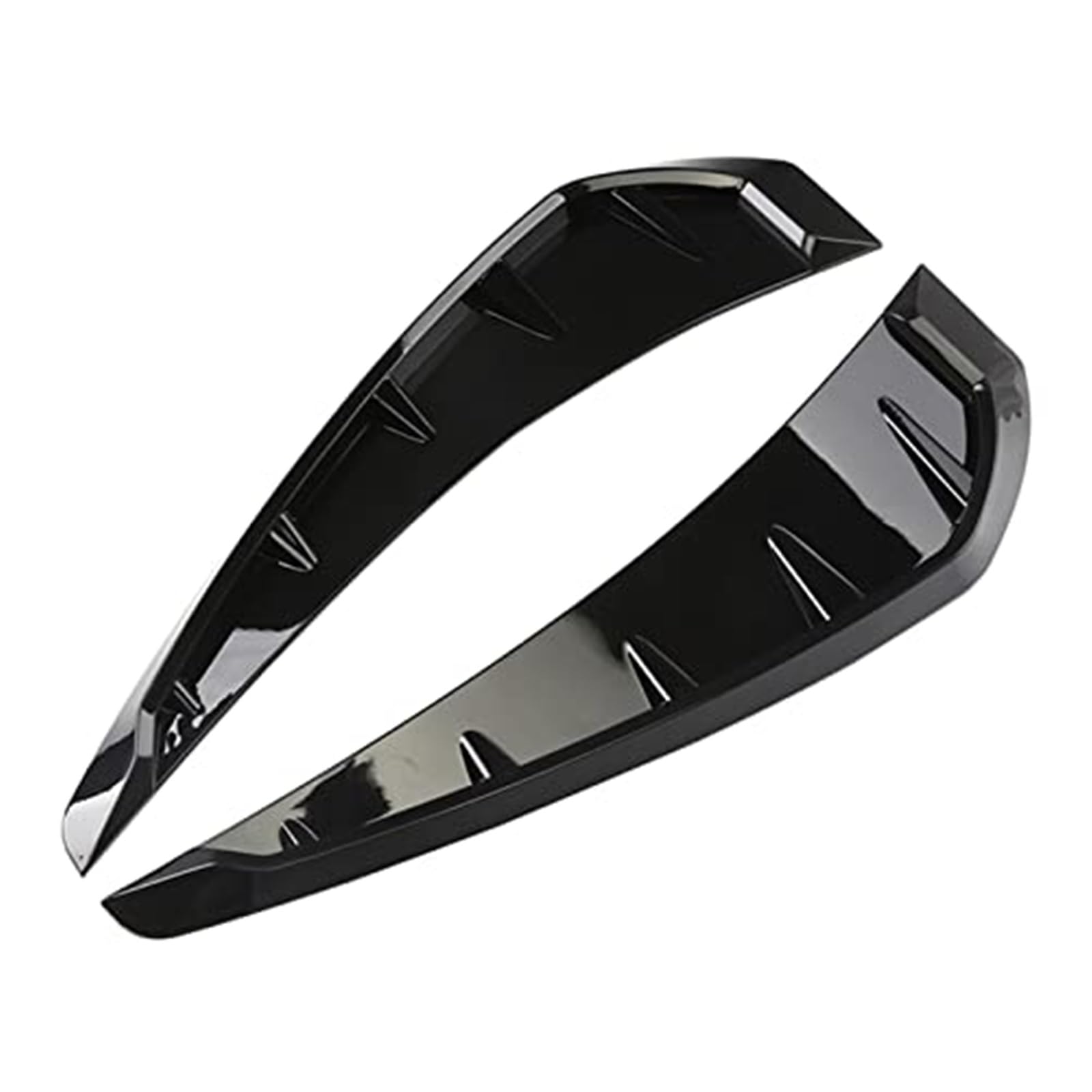 Wivplex Lufteinlassgitter-Schutzabdeckung, for Civic, 2-teiliges ABS-ABS-Carbonfaser-Look-Auto, for Shark, Kühlergrill-Auto-Blattplatten-Simulation, Auslass-Entlüftungs-Dekor, seitlicher Luftstrom-Auf Wivplex Lufteinlassgitter-Schutzabdeckung, for Civic, 2-teiliges ABS-ABS-Carbonfaser-Look-Auto, for Shark, Kühlergrill-Auto-Blattplatten-Simulation, Auslass-Entlüftungs-Dekor, seitlicher Luftstrom-Auf von Wivplex