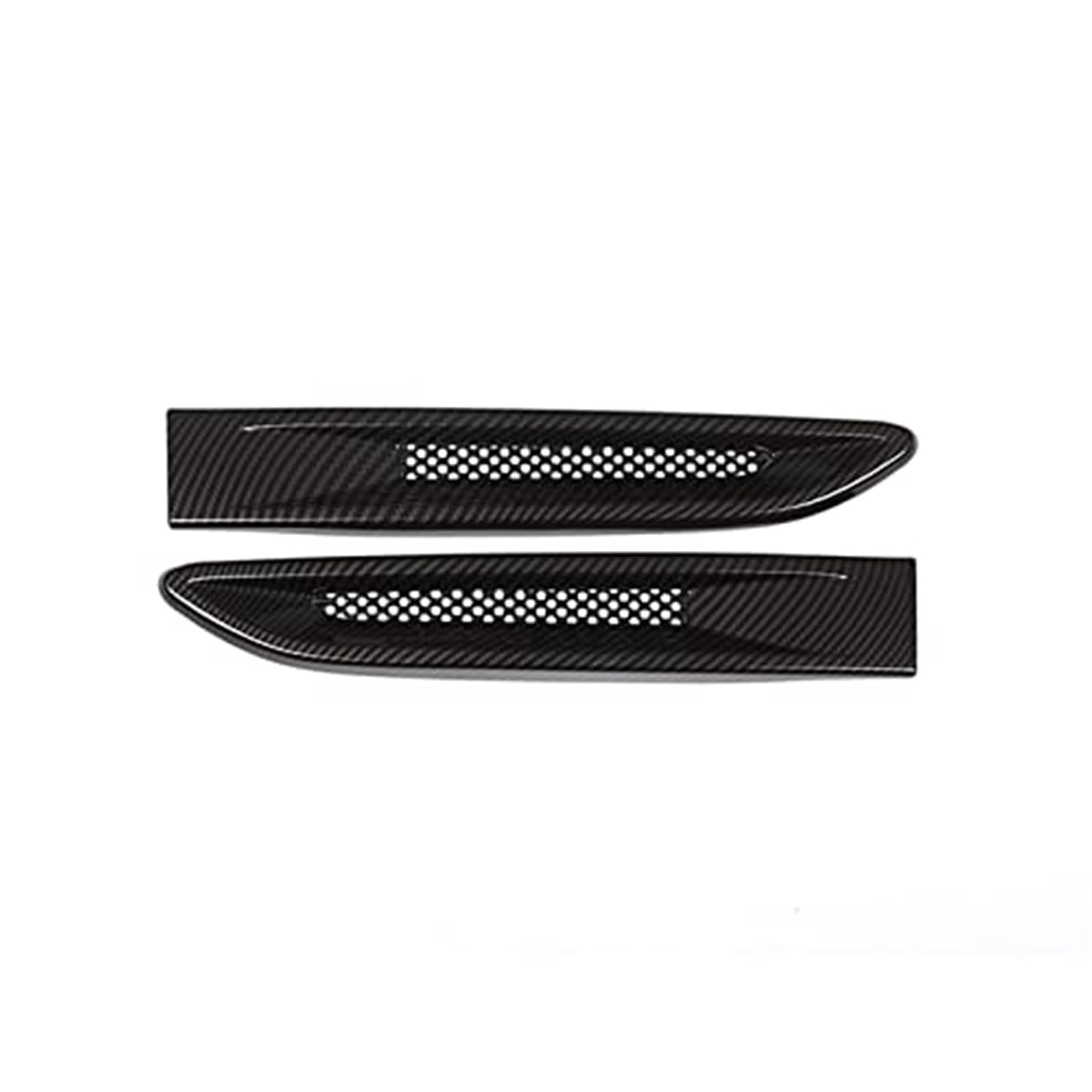 Wivplex Lufteinlassgitter-Schutzabdeckung, for Jaguar, XF, XFL, XE, F-Pace, F-Pace Lüftungsabdeckungsleiste(Black Carbon) von Wivplex