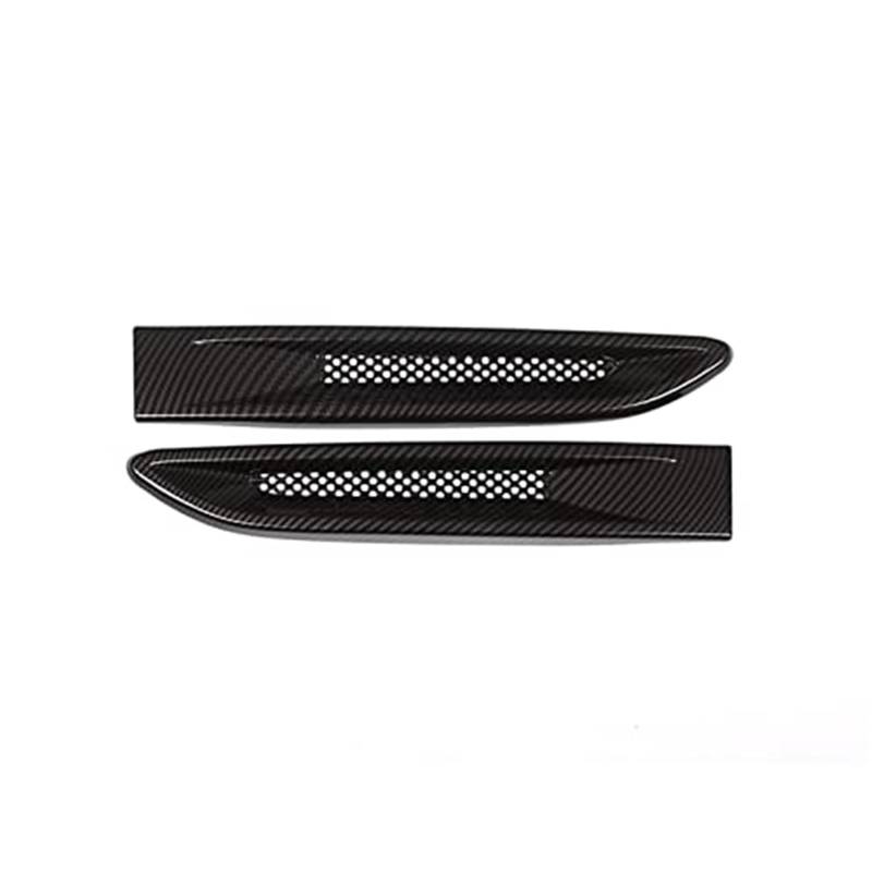 Wivplex Lufteinlassgitter-Schutzabdeckung, for Jaguar, XF, XFL, XE, F-Pace, F-Pace Lüftungsabdeckungsleiste(Black Carbon) von Wivplex