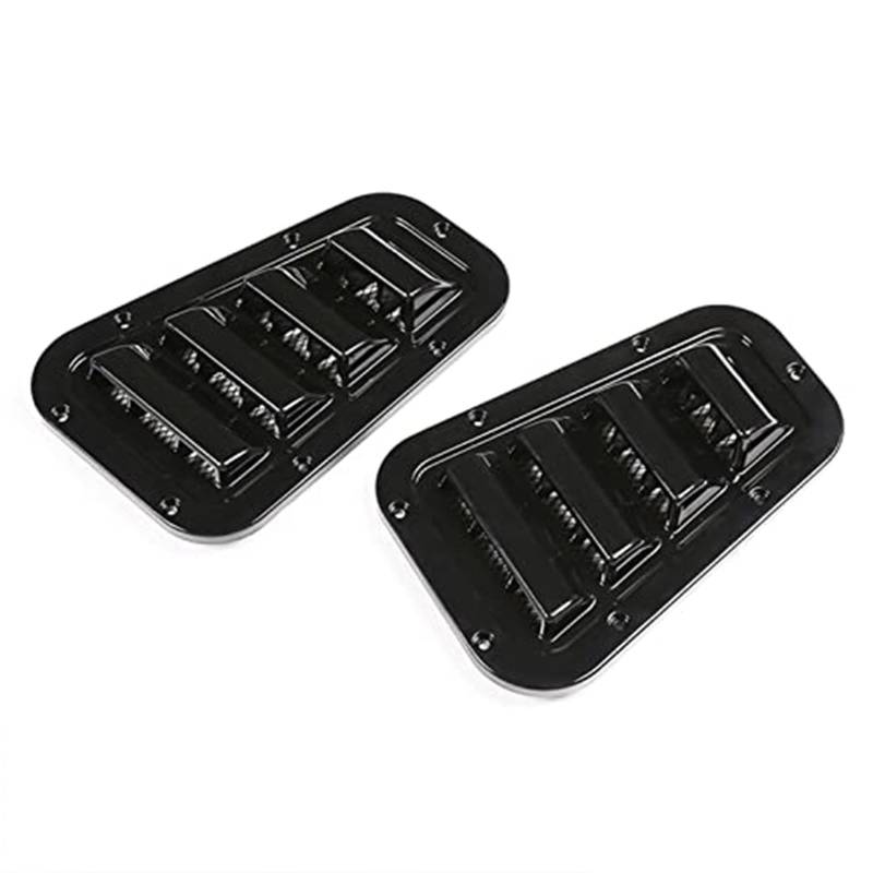 Wivplex Lufteinlassgitter-Schutzabdeckung, for Land Rover, for Defender 90 110 130 2004–2019, 1 Paar Auto-Frontmotorhaube, Motorhauben-Entlüftungsöffnungen, Hauben-Luftauslass-Zierabdeckung, Autozubeh von Wivplex