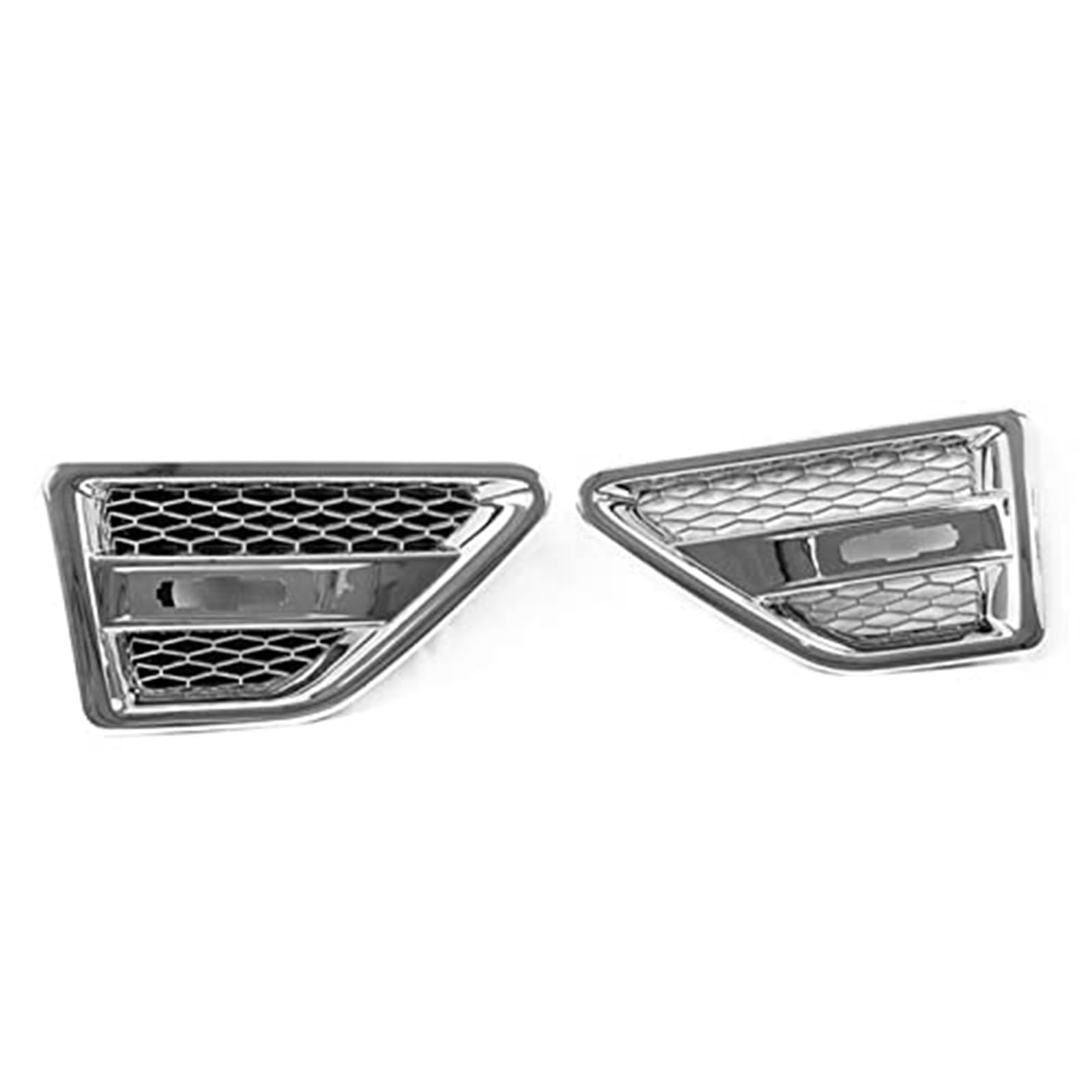 Wivplex Lufteinlassgitter-Schutzabdeckung, for Land Rover, for Freelander 2 LR2 2008–2015, Auto-Vorderseite, Kotflügel, Luftauslass, Lüftungsgitter, Chrom-Grill, Auto-B-Stil, Haubenverkleidung, Motorh Wivplex Lufteinlassgitter-Schutzabdeckung, for Land Rover, for Freelander 2 LR2 2008–2015, Auto-Vorderseite, Kotflügel, Luftauslass, Lüftungsgitter, Chrom-Grill, Auto-B-Stil, Haubenverkleidung, Motorh von Wivplex