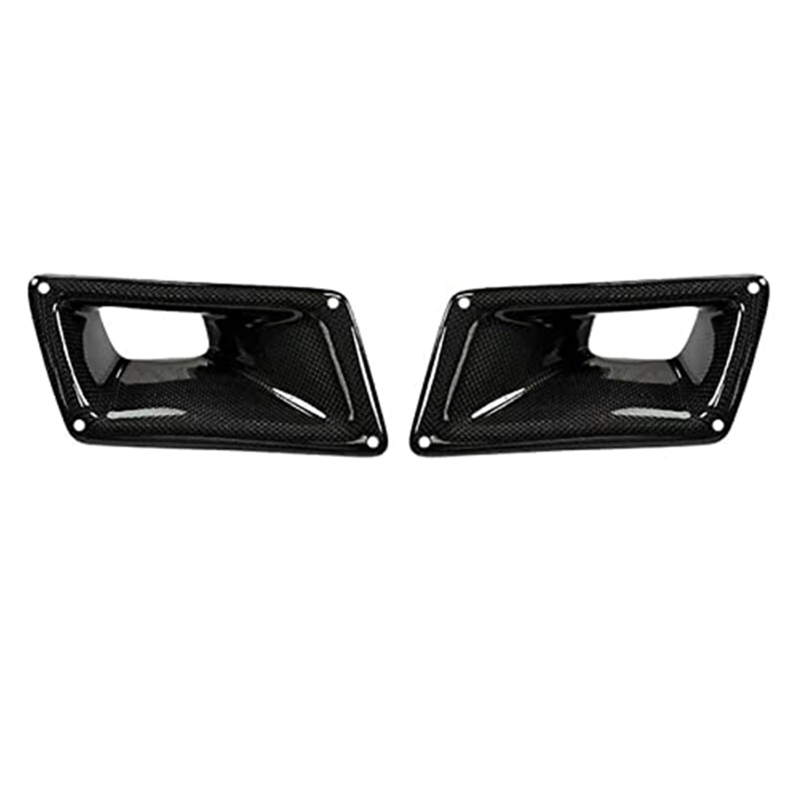 Wivplex Lufteinlassgitter-Schutzabdeckung, for NISSAN, 350Z Z33 2003–2009, Kohlefaser, vorderer Motor, Luftauslass, Stoßstange, Motorhaube, Schaufelabdeckung, Verkleidung, äußerer Auslasskanal, Rahmen von Wivplex