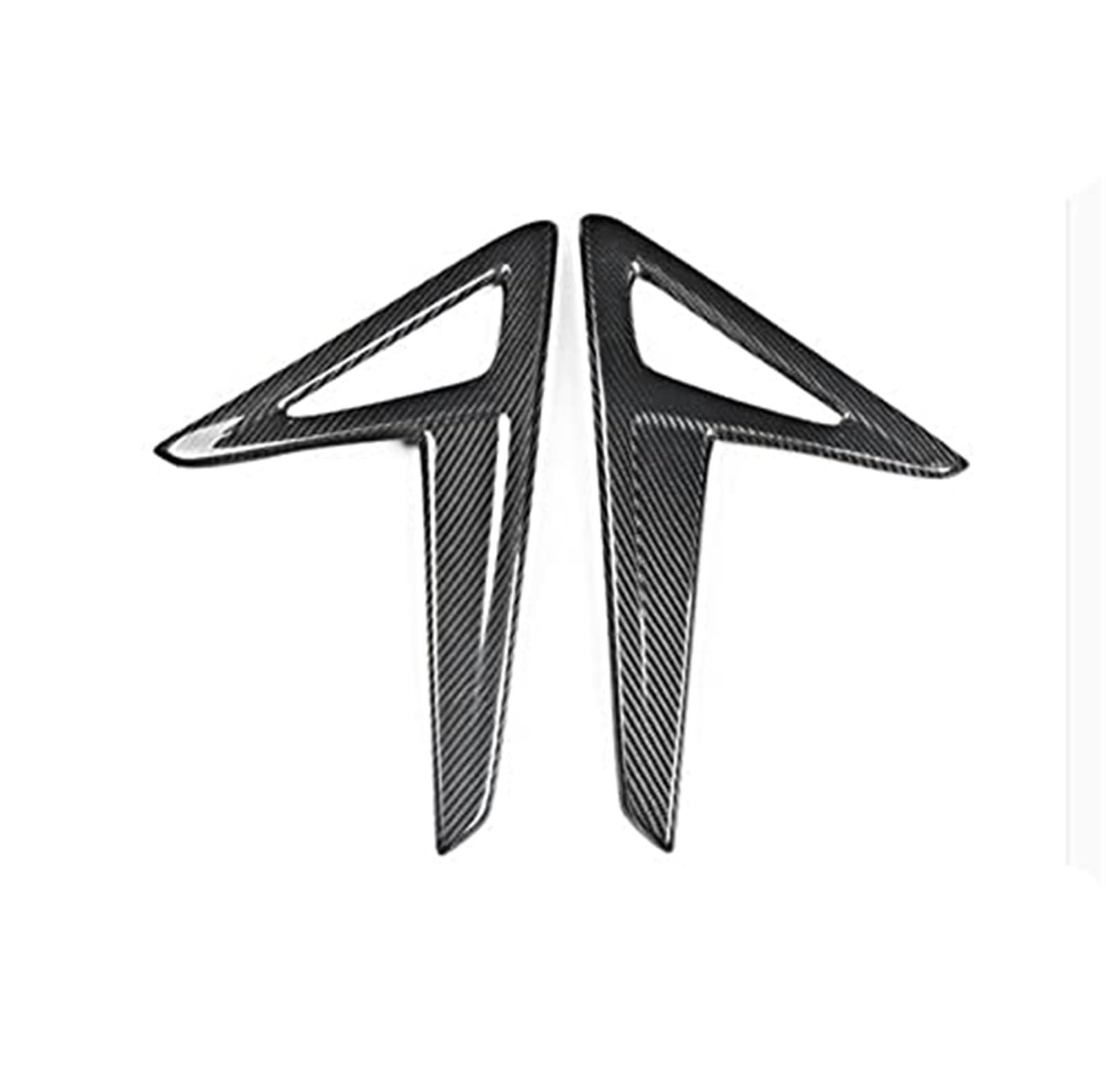 Wivplex Lufteinlassgitter-Schutzabdeckung, for Tesla, for Modell S 2014 2015 2016 2017, echte Karbonfaser, Karosserie, Seitenflügel, Lüftungsschlitz-Abdeckung, Verkleidung, vorderer Einlass, Dekor, Ca Wivplex Lufteinlassgitter-Schutzabdeckung, for Tesla, for Modell S 2014 2015 2016 2017, echte Karbonfaser, Karosserie, Seitenflügel, Lüftungsschlitz-Abdeckung, Verkleidung, vorderer Einlass, Dekor, Ca von Wivplex