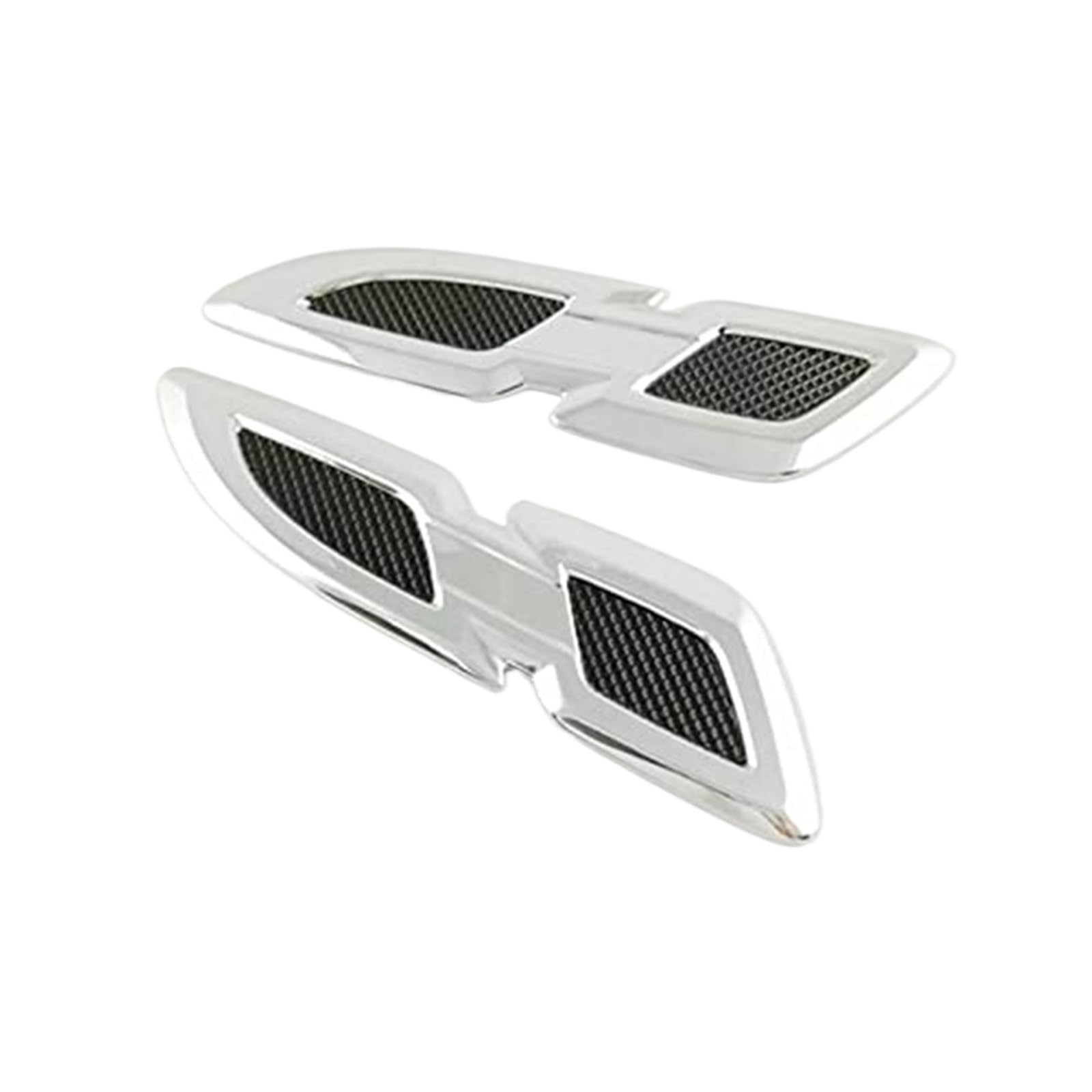 Wivplex Lufteinlassgitter-Schutzabdeckung, for Toyota, for RAV4, 2017 2018, 2 Stück, ABS-Chrom, vorderer Haubendeckel, seitliche Kotflügel-Lüftungsöffnungen, Luftabdeckung, Dekorationsschale, Motorhau Wivplex Lufteinlassgitter-Schutzabdeckung, for Toyota, for RAV4, 2017 2018, 2 Stück, ABS-Chrom, vorderer Haubendeckel, seitliche Kotflügel-Lüftungsöffnungen, Luftabdeckung, Dekorationsschale, Motorhau von Wivplex
