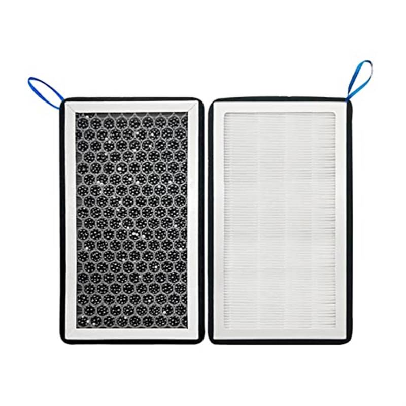 Wivplex Luftfilter 2er-Pack mit Aktivkohle-Klimaanlagen-Ersatz-Kabinenluftfiltern, for Tesla, Modell Y 2021–2022 Luftfilter Auto-Luftfilter von Wivplex