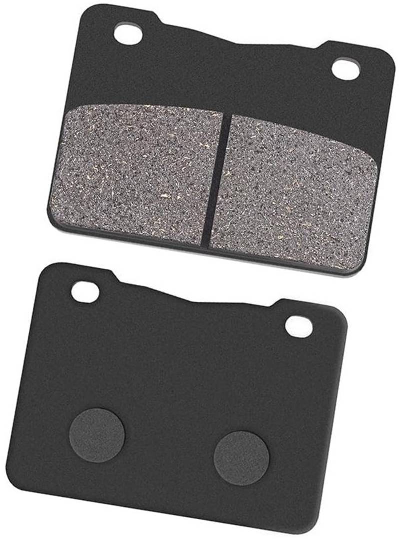 Wivplex Motorrad Bremsbeläge Vorne Hinten, for SYM, Max, for SYM, 400i 400 ich Motorrad-Bremsbeläge(Black 1 Pair) von Wivplex