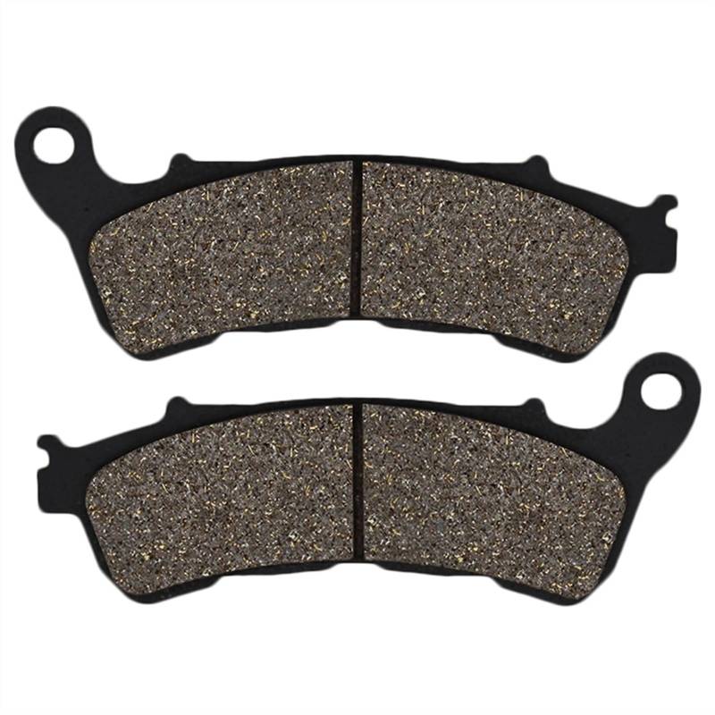 Wivplex Motorrad-Bremsbeläge vorn und hinten, for NT700V NT 700 Deauville VFR800 XL1000V Varadero XL1000 ST1300 VT1300 VT1300CX Fury Motorrad-Bremsbeläge(2 Pairs Front) von Wivplex
