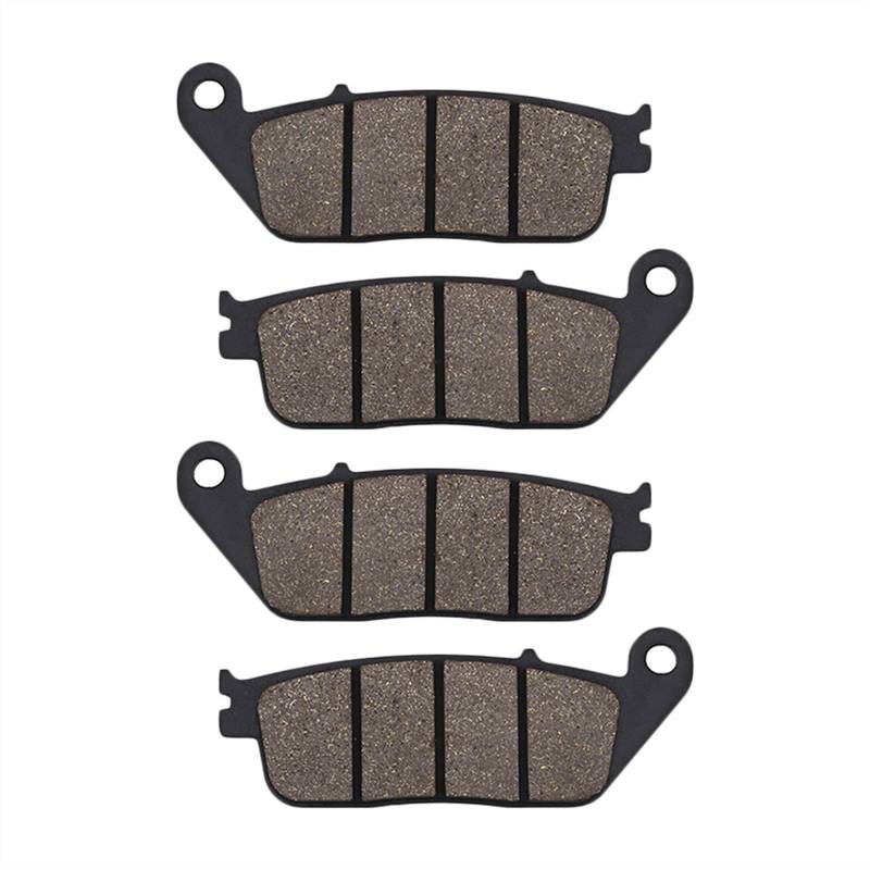 Wivplex Motorrad-Bremsbeläge vorne und hinten, for CB600 CB 600F CB600F Hornet CB 600 F Nicht-ABS-Modelle 2007 2008 2009 2010 Motorrad-Bremsbeläge(2 Pairs Front) von Wivplex